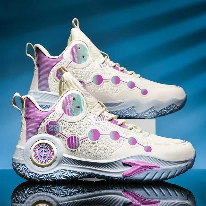 Anti slip and breathable adult wearing real combat basketball games professional court training shoes comfortable sports shoesW250320
