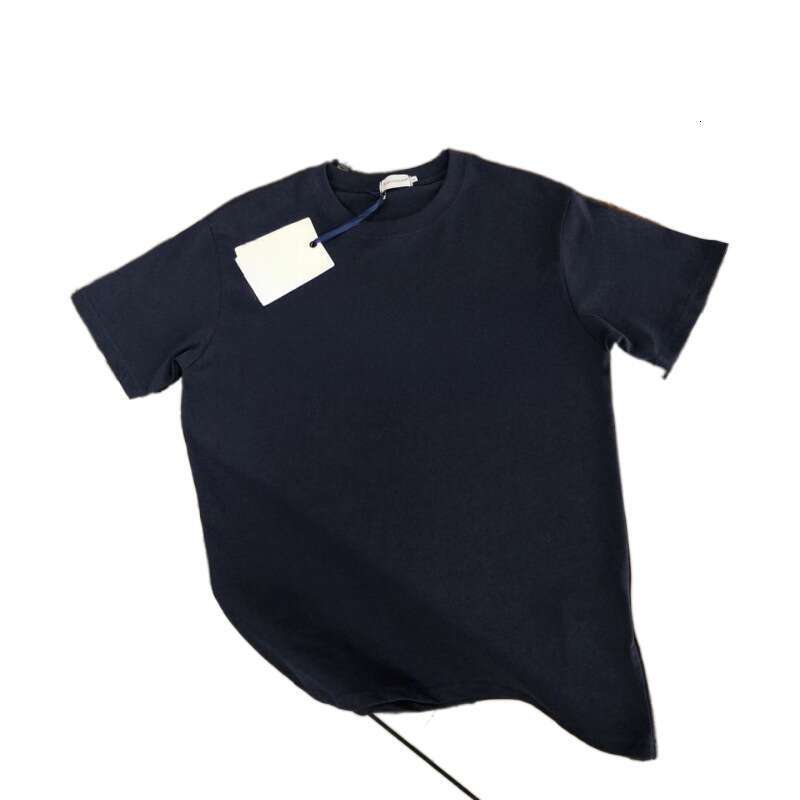 Summer New Cotton Embroidered Men's And Women's Short Round Neck Plus Size For Couples, Loose Half Sleeved Versatile Couple Shirt Trend Zs