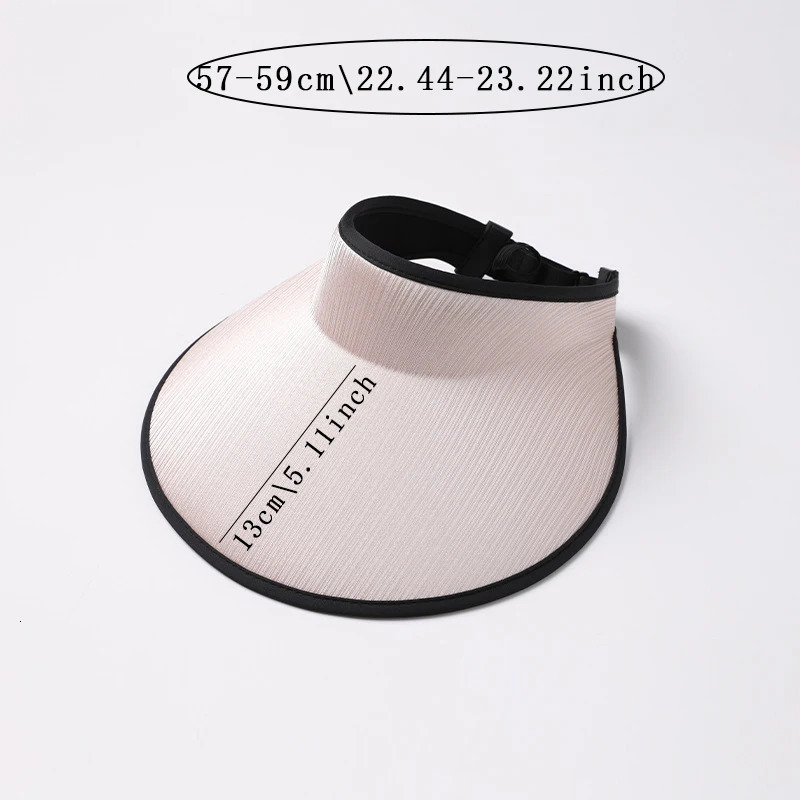 Summer Sun Protection and Sunshade Hat Simple Fashionable and Versatile Empty Top Hat Multi functional UV Protection Women 250320