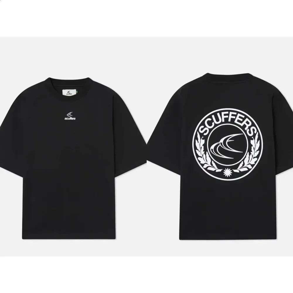 Scuffer Graphic Womens Tshirt Gothic style oversized long sleeved cotton streetwear Y2k top Harajuku casual mens clothing 250311