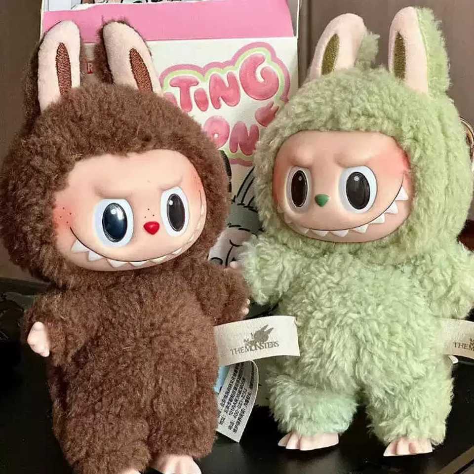 ZAKOL Cute Monster Labubu Plush Doll Pendant Keychain Girl Korean Fashion Packaging Accessories Gift WholesaleXJ250319