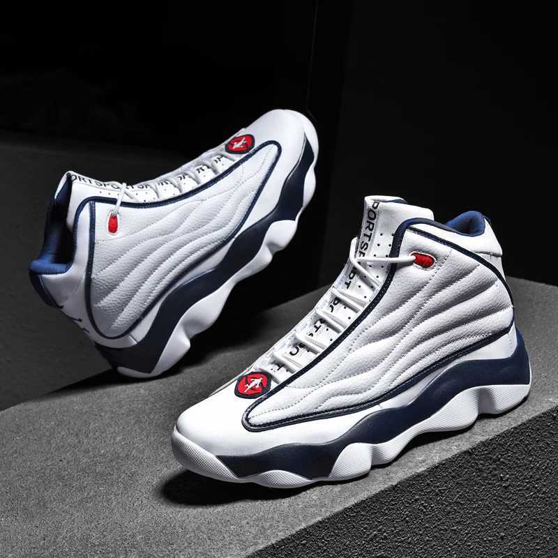 High Quality Basketball Shoes Mens Outdoor Training Sneakers High Top Anti-slip Outdoor Sneakers Mens Gym SneakersW250320
