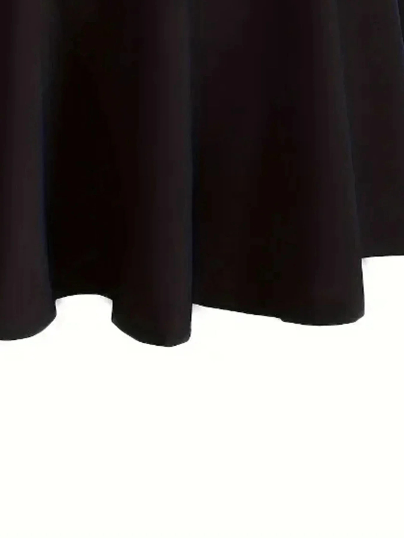 Womens Fashion Plus Size 1XL-5XL Preppy Skirt Ladies Casual Solid Elastic High Rise Slight Stretch A-line Mini Skirt 250320