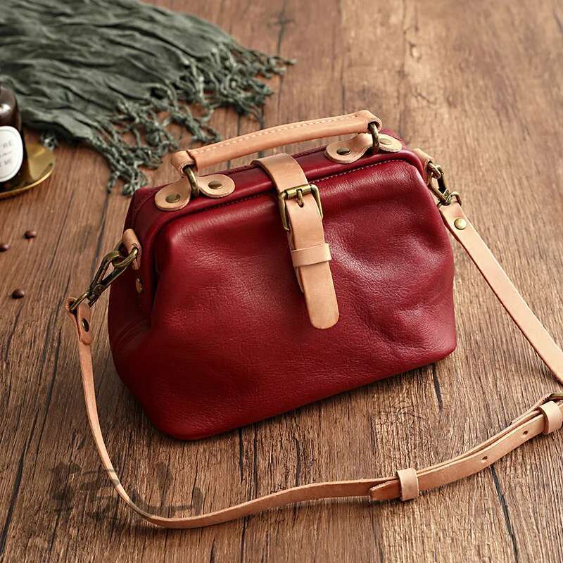 MOTAORA Vintage Soft Cowhide Handbag For Women Genuine Shoulder Bag Retro Crossbody Purse Ladies Casual Leather Tote