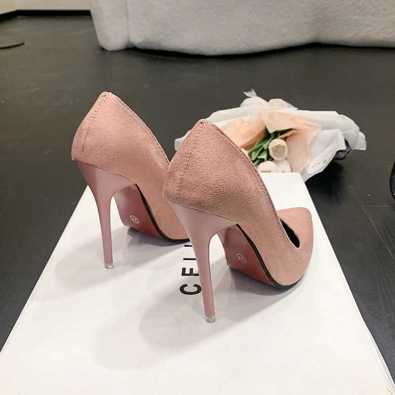 Autumn Stiletto Shoes Fi Cool 12cm Stiletto Wedding Shoes Banquet Shoes Plus Size 50 Y250319