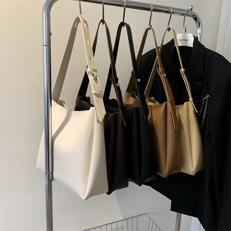 LEFTSIDE Fashion Leather For Women 2025 Tend Female Simple Large High Capacity Shoulder Side Bag Handbags And Purses Y250319