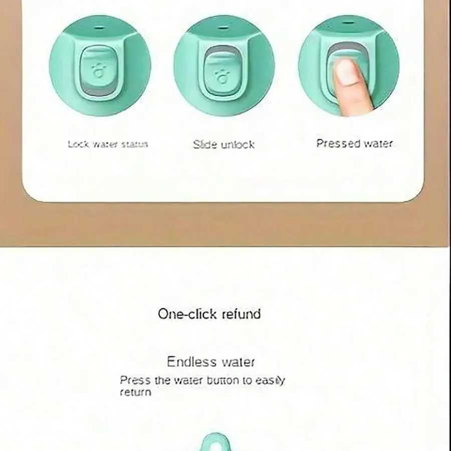 New portable pet water cup accommodation kettle cat drinking fountain dog drinking cup travel supplies Y250319