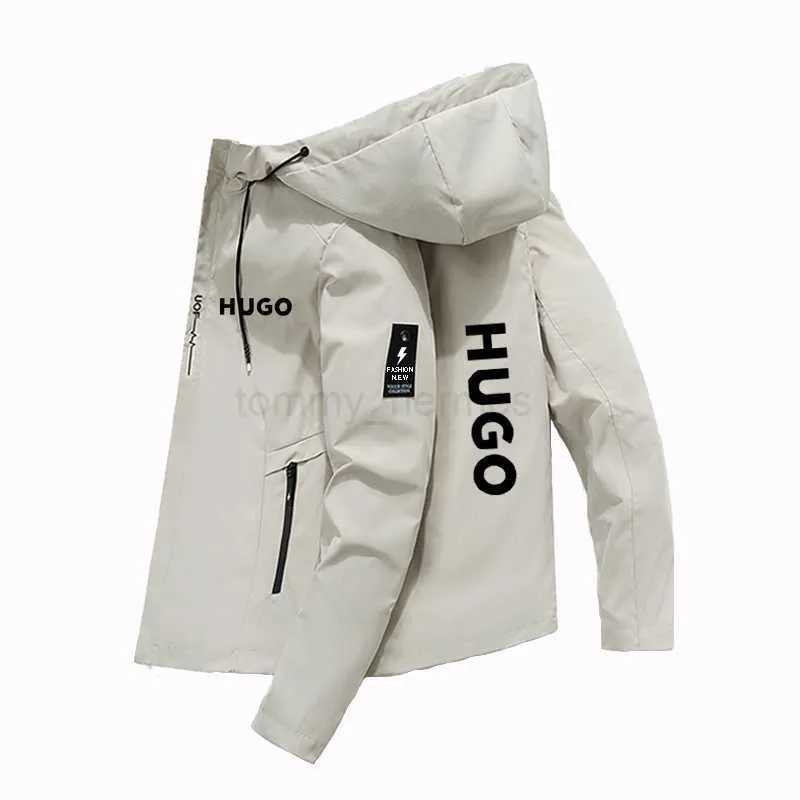 2024 New Spring/Summer Mens Windproof Zipper Jacket Casual High Quality Hooded Base Outdoor SportsW2407247211 2