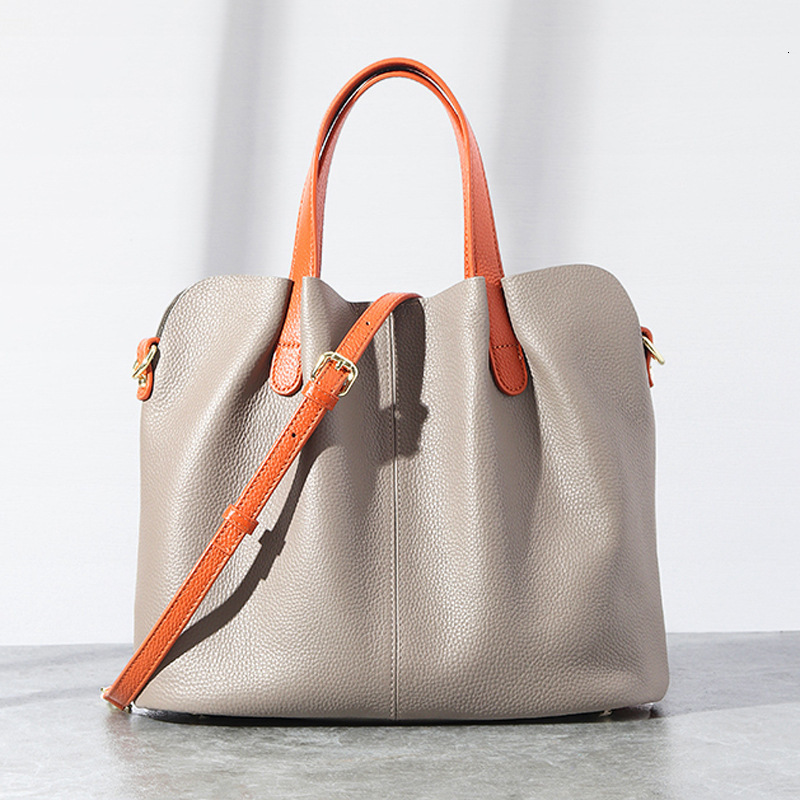 New Minimalist Women S Premium Texture Shoulder Bag Casual Soft Leather Large Capacity Commuting Tote Bag Shoulder Bags