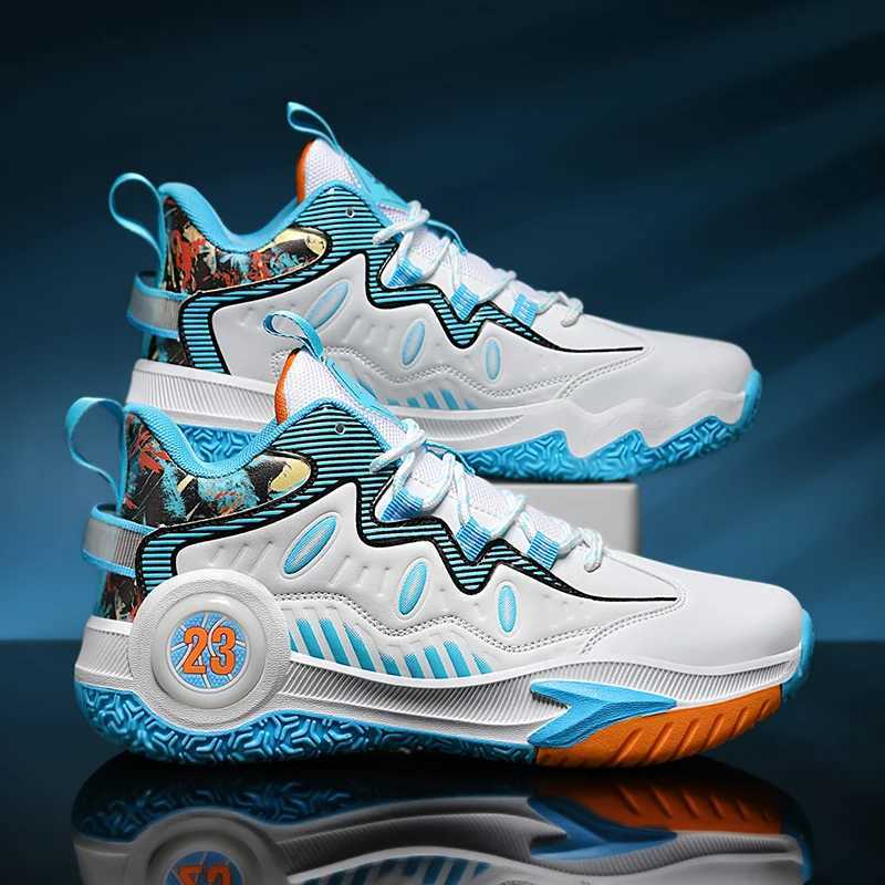 High quality mens basketball shoes womens brand design basketball sports shoes outdoor rubber anti slip sports training shoes mens shoesW250320
