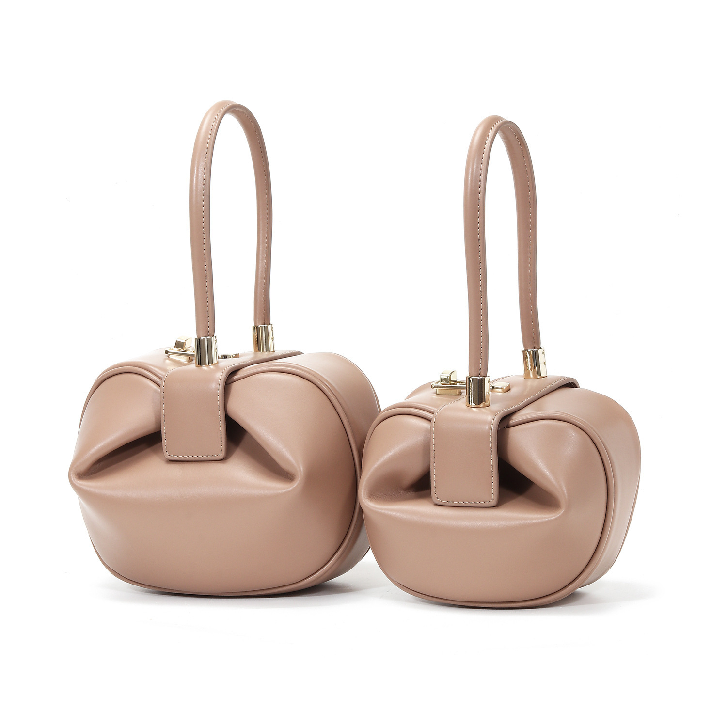 New Shoulder Korean Genuine Leather Fashion Dumplings Wonton Women S Bag Bags Shoulder Bags
