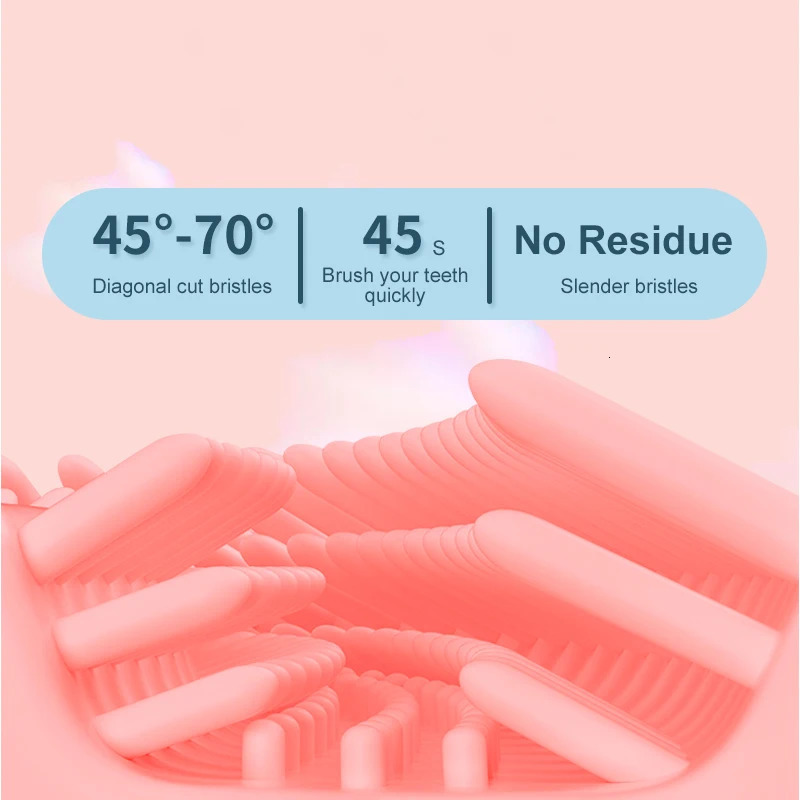 Electric Toothbrush U Shape Sonic Childrens 360 Degrees Child Tooth Brush IPX7 Waterproof One-key Start Toothbrushes Foy Kids 250320