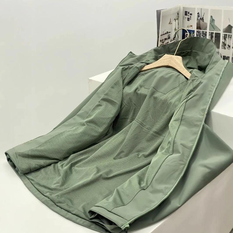 Hiking Jackets Men Autumn Spring Hooded Outdoor Climbing Camping Coat - Mens Waterproof Windproof Jacket