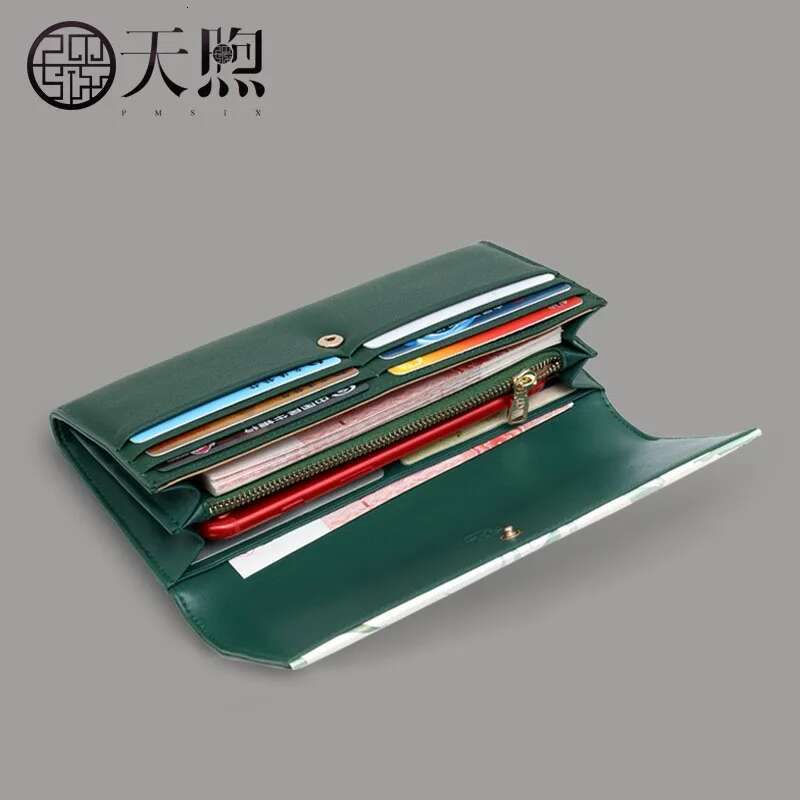 PMSIX Brand 2024 New Wallet Leather Card Elegant Long Women's Designer Handheld Bag Walletp