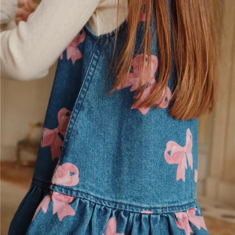 Cowboy Childrens Set KS Cute Bow Printed Baby Dress Fashion Boys Jacket Boutique Clothing 250319