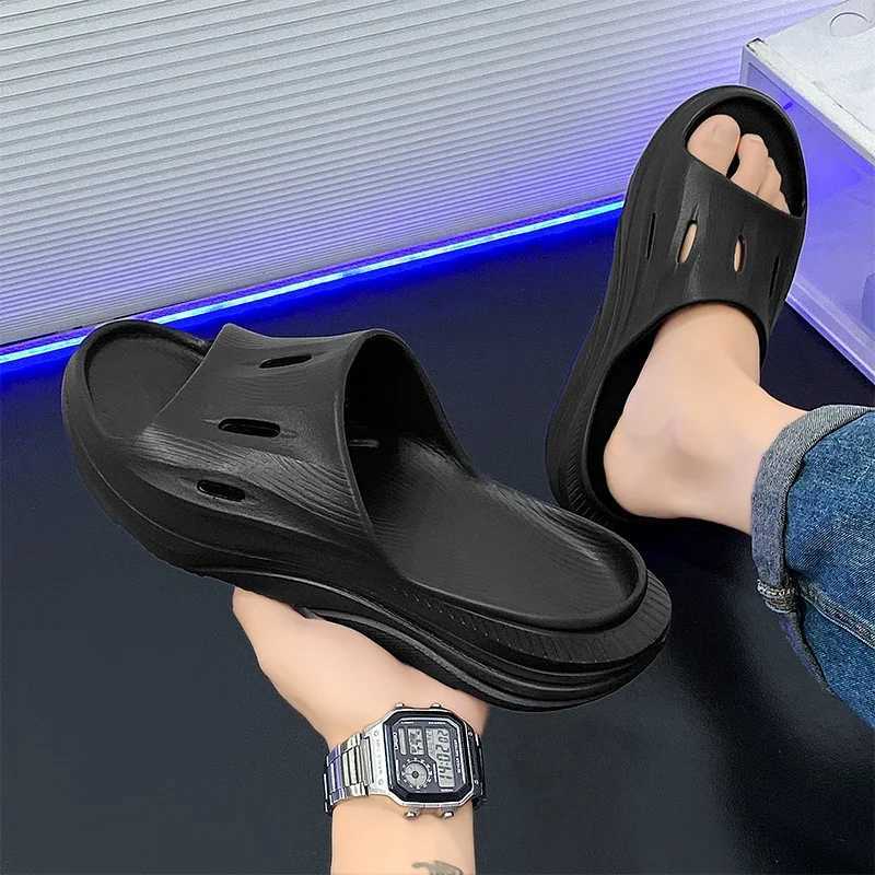 Mens lifestyle Ro slider luxury brand sandals Mens slider walking shoes Y250320