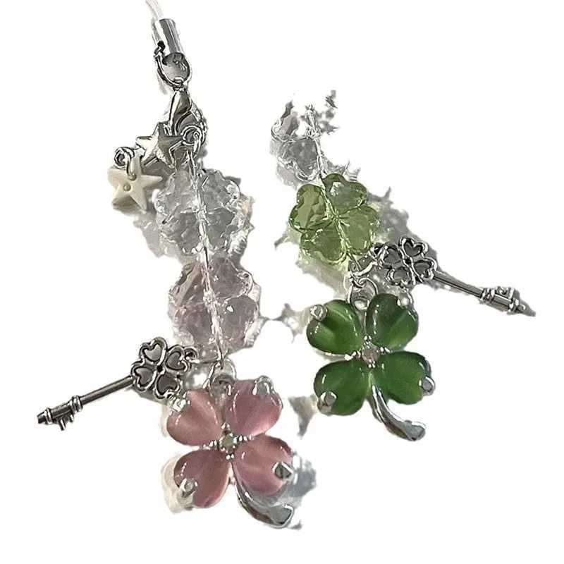 Y2K Handmade Jewelry Bead Keychain Bag Pendant AccESSories Fashion Keychain Phone Chain GiftXJ250319