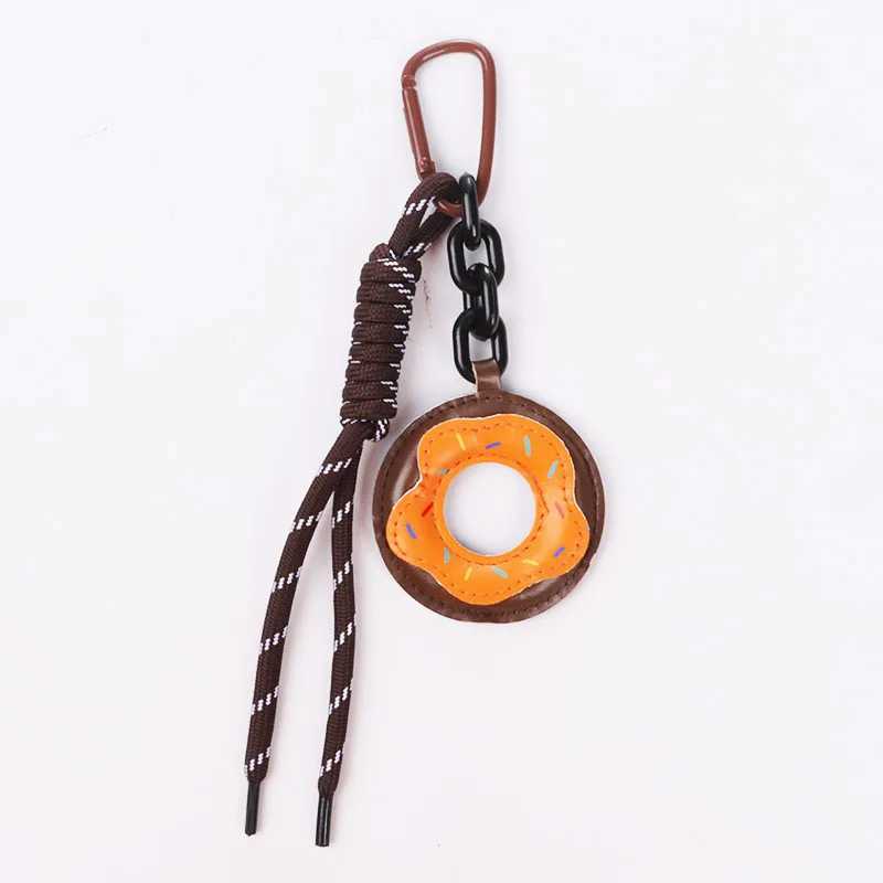 1 Donut Keychain Donut Time Party Offer Goodie Bag Souvenir Cute Style Donut Childrens Birthday Party SuppliesXJ250319