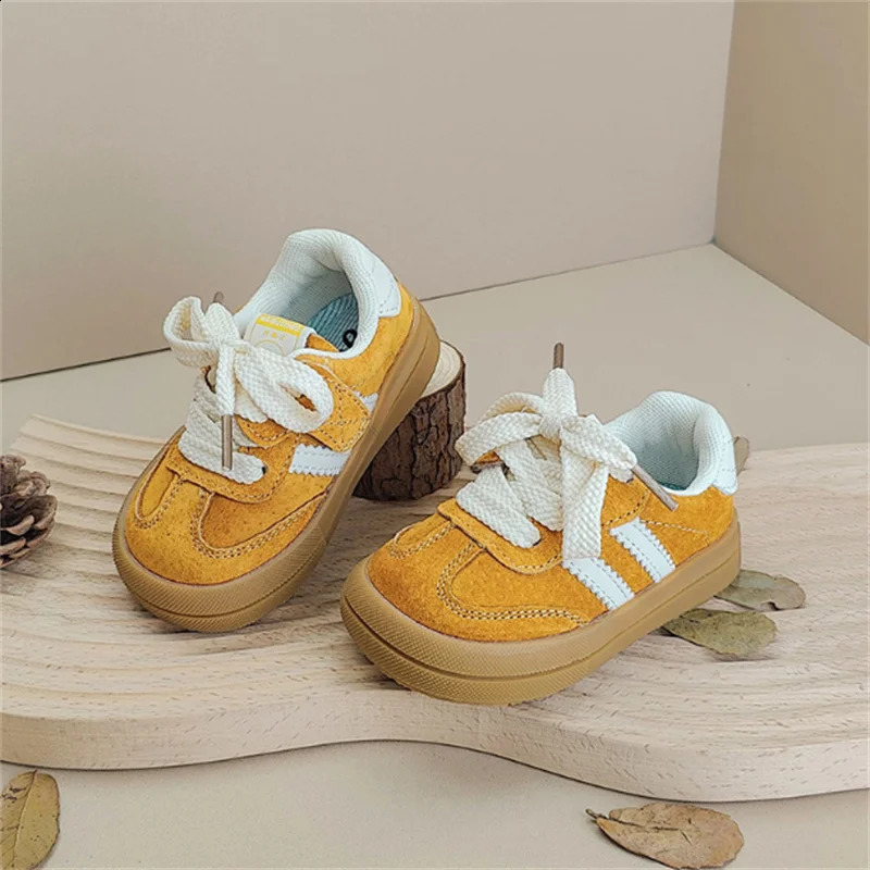 Spring Autumn Baby Shoes Leather Toddler Kids Sneakers Outdoor Boys Tennis Soft Sole Fashion little Girls Sneakers EU16-25 250319