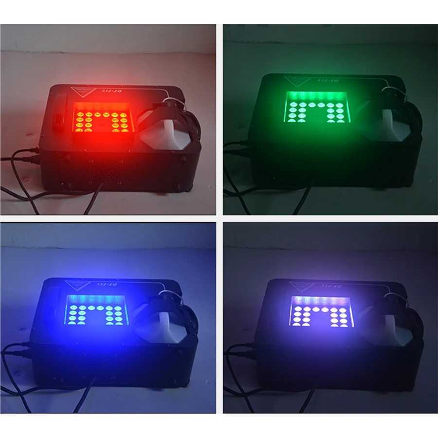 1500W atomizer DMX RGB 24LED stage light effect vertical spray remote control atomizer Z250320