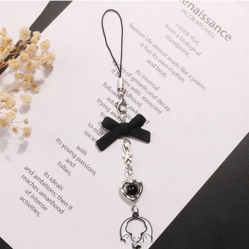 Stylish Gothic Keychain Pendant Fashionable Phone Lanyard Unique Phone Pendant Phone Charm Versatile Phone StrapsXJ250319