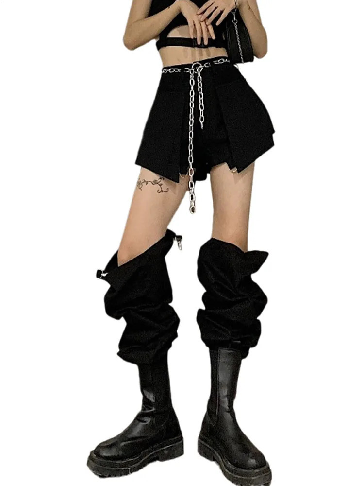 Y2k Hollow Out Slit High Waist Womens Jeans Gothic Punk Streetwear Hip Hop Female Baggy Denim Pants Harajuku Trouser 250314