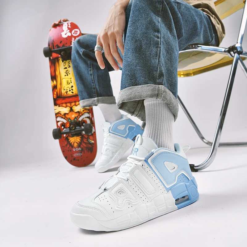 New basketball shoes mens casual sports shoes fashionable marathon air cushion running shoes comfortable outdoor skateboarding shoesW250320