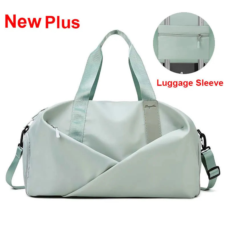 Women Sports Gym Bag Travel Dry Wet Bag Handbags Multifunction Swimming Tote Shoulder Weekend Fitness Duffle Yoga Shoes Daypack R250320