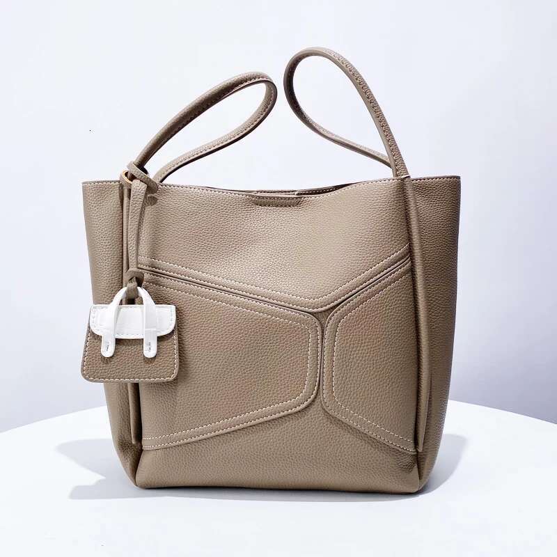 Tote Composite Bags For Women Designer Handbag And Purse New In Fashion Simple Splicing Commuting Shoulder Crossbody