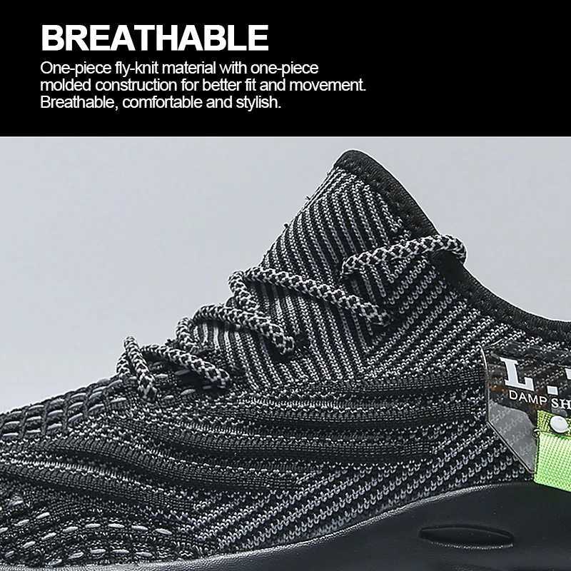 Mens blade sports shoes lightweight non slip sports shoes breathable suitable for running walking training tennis net outdoor shoesW250320