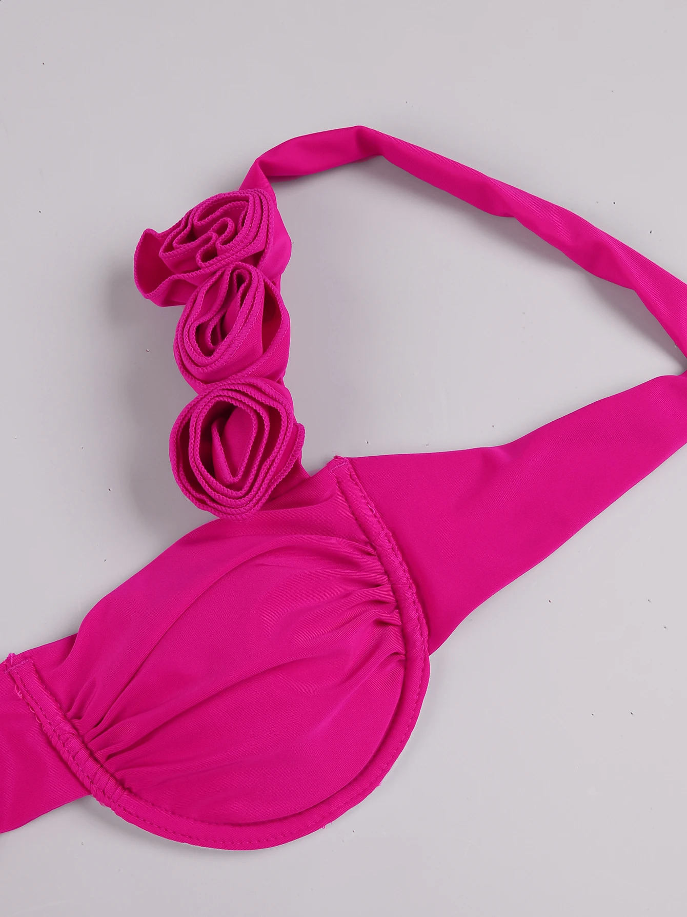 Style Flower Tassels Bikini Set With Skirt Women Three Pieces Set Swimsuit Sexy Backless Biquini Beach Wear Outfits 250314