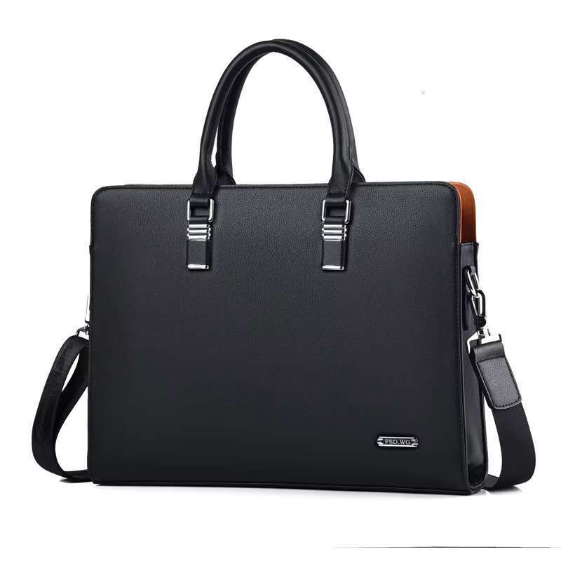 Briefcase Men: Hot High-Capacity PU Leather Office Briefcases For Men, Laptop Business Bag Men: Men,