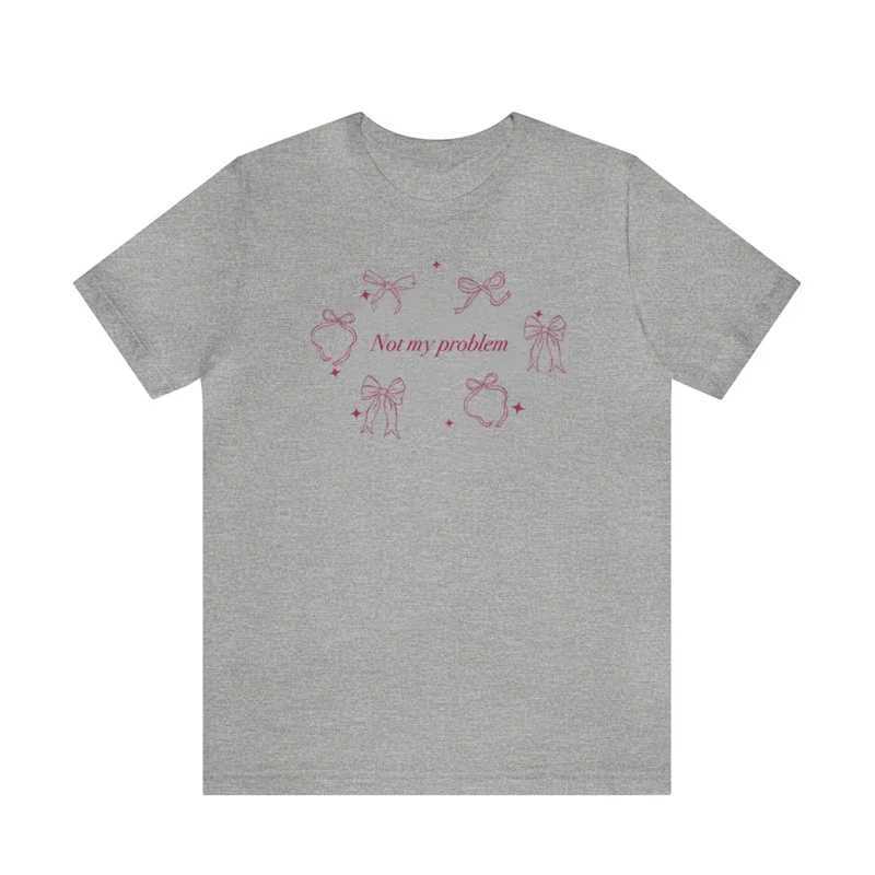 Fashionable and cute ribbon bow T-shirt for women retro Y2k aesthetic T-shirt for women short sleeved Kawaii Cottageecore clothingT250320