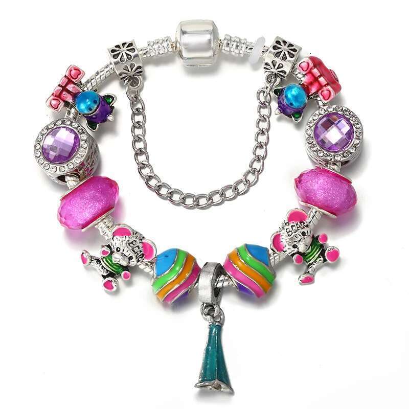 18 Styles Hot Sale Hollow Heart Beads Charm Bracelets With Boy Girls Pendant Bracelets For Women Men Girlfriend Jewelry