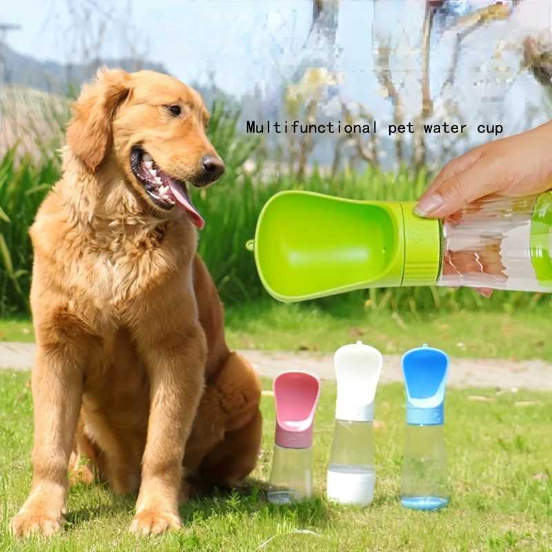 Portable dog water bottle and bowl dispenser - keep your pet hydrated outdoor water bottle for dogs Y250319