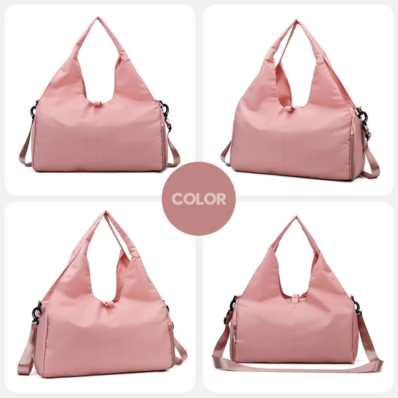 Yoga Mat Gym Bag For Women Sports Handbags Travel Fitness Tote Bag Yoga Swimming Shoulder Bag Large Capacity With Shoulder Strap R250320