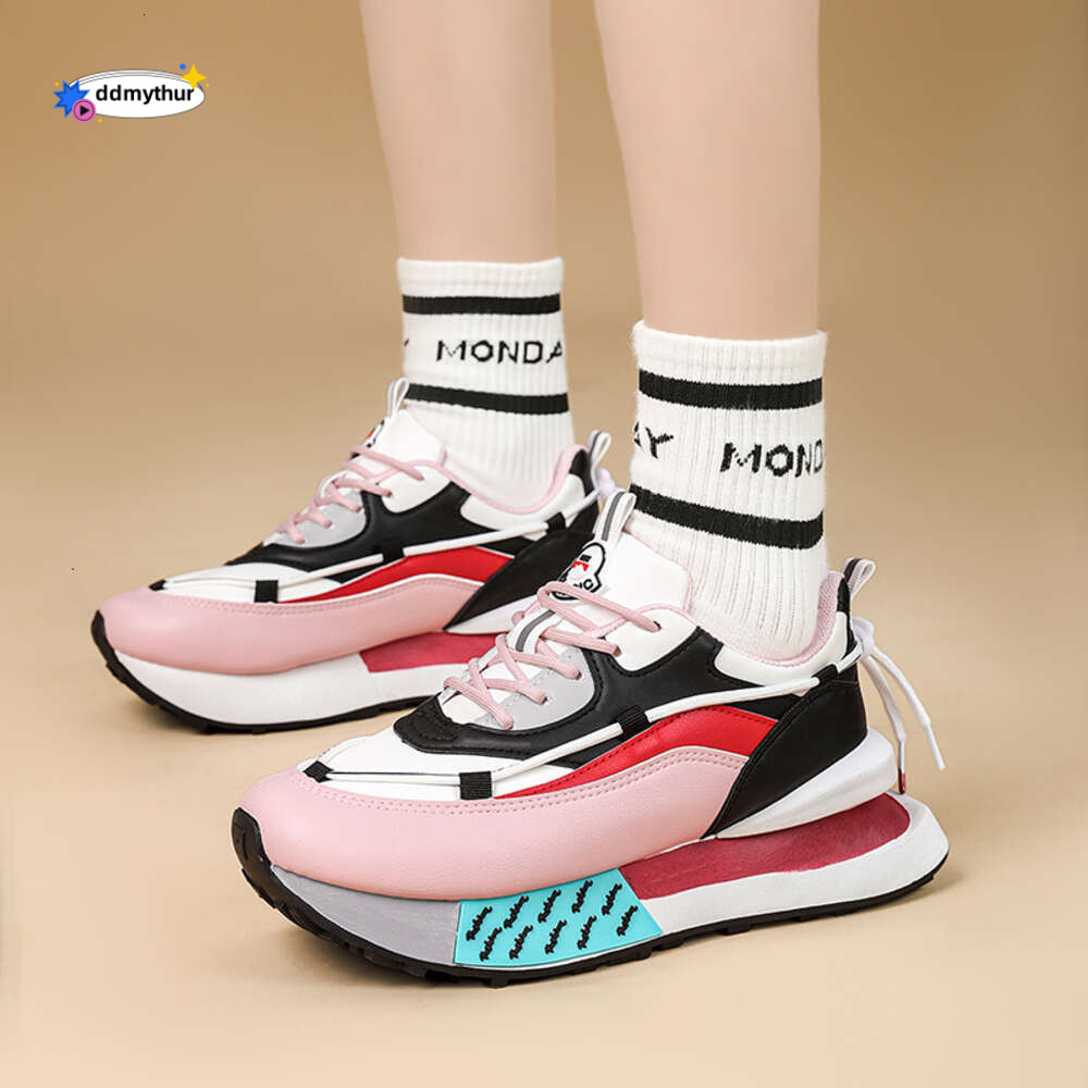 2024 new thick soled daddy hiking sports Forrest Gump middle school students leisure running women's shoes ddmythur