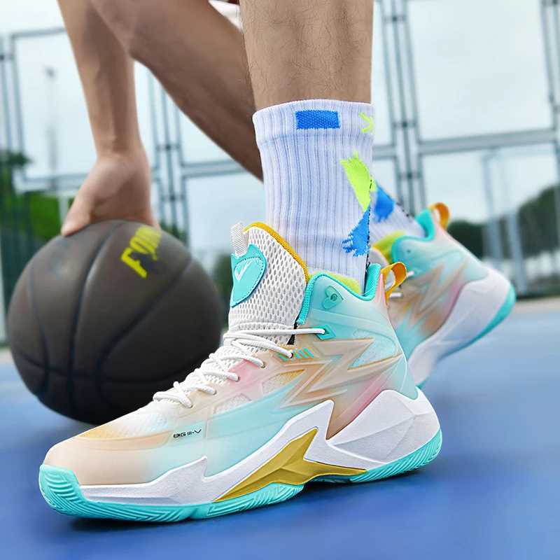 2025 Mens Basketball Shoes Buffer Professional Training Sports Shoes Thick soled Comfortable Fashion Mens Sports ShoesW250320