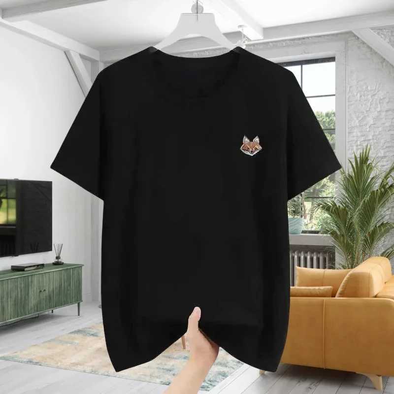 2025 Summer French Fashion Brand Fox Print Star Same Cotton T-shirt Summer Boys and Girls Short Sleeved Top T-shirtluxuryT250320