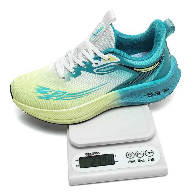 Carbon Version Marathon Running Shoes Mens Breathable Lightweight Wens Sports Casual Shoes Y250320