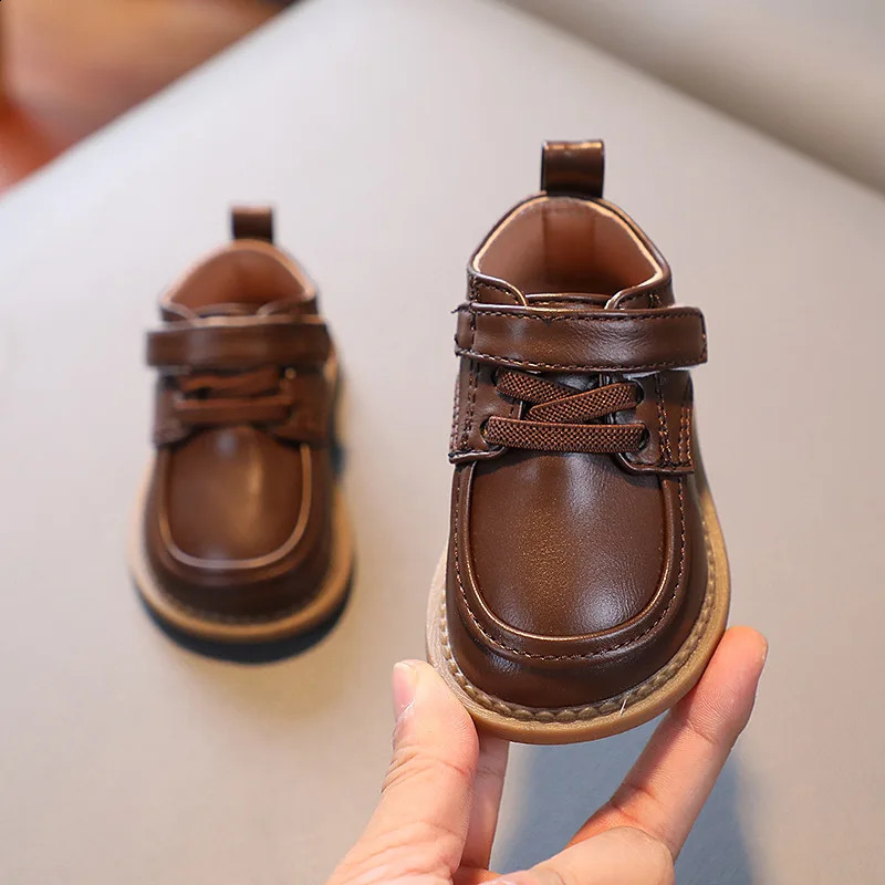 Baby Boy Shoes Spring Autumn Toddler Oxfords Infant Shoes born First Walkers Party Wedding Baby Soft PU Leather Shoes For Boy 250319