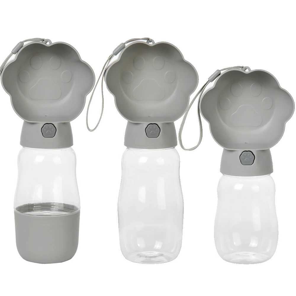2-in-1 Large Dog Water Bottle Outdoor Travel Portable Dog Drinking Bowl for Small Dog Claw Design Small Dog Feeding Device Pet Supplies Y250319