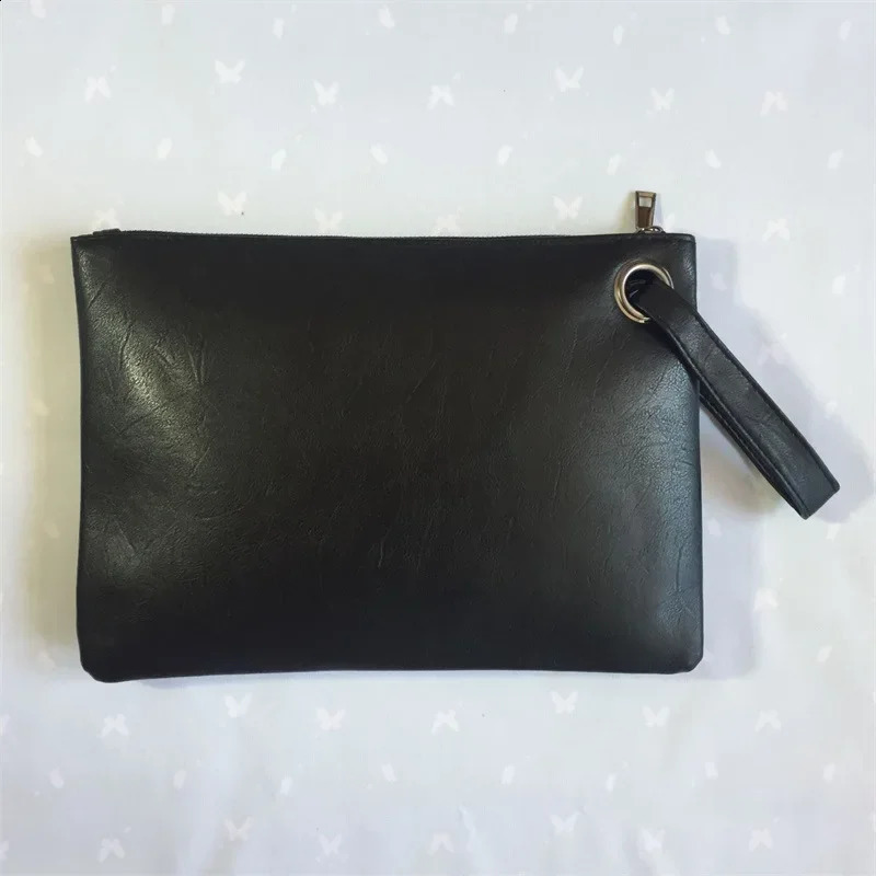 Fashion Solid Womens Clutch Bag Leather Envelope Handbag 250317