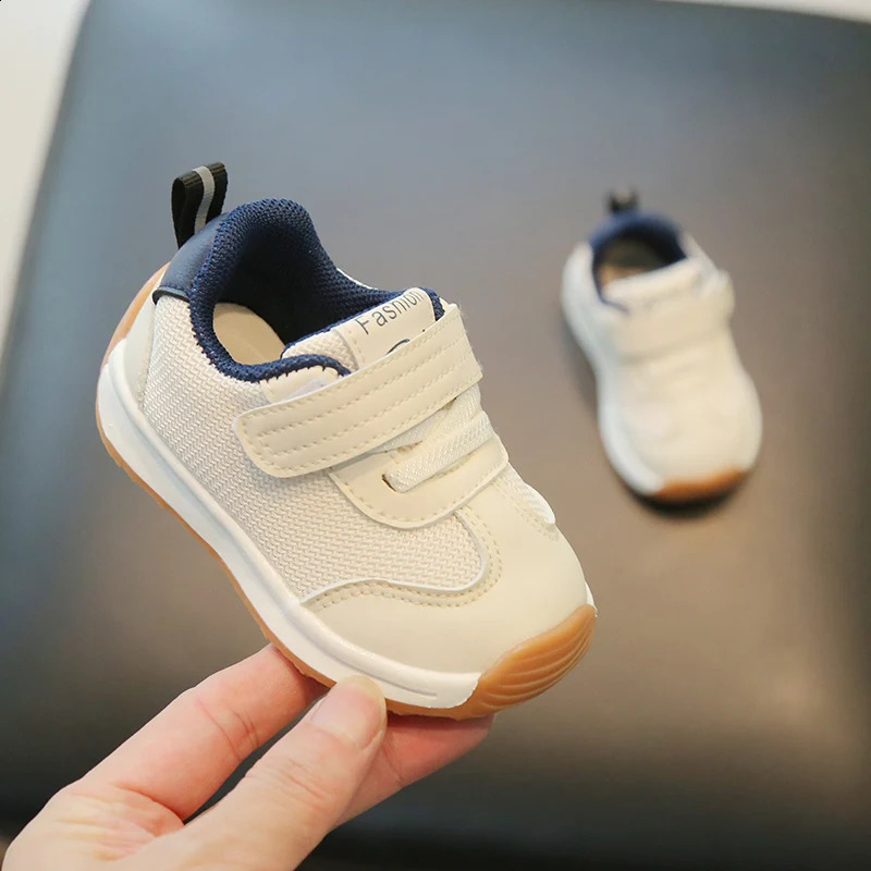 Baby Spring and Autumn High Quality Sneaker Outdoor Walking Shoes for Toddler Boys and Girls Air Mesh Breathable Rubber Sole 250319