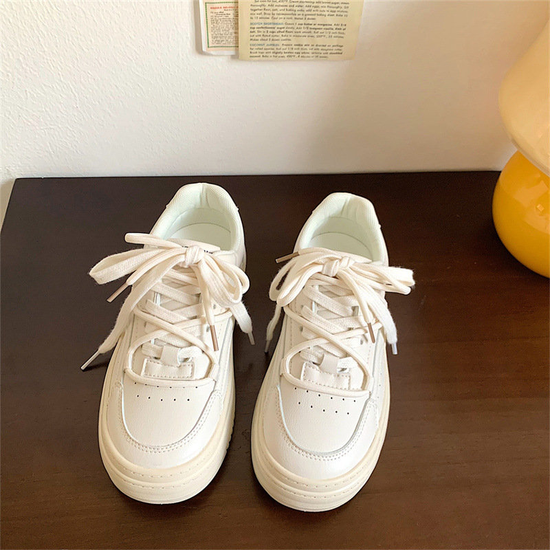All kinds of thick soled small white shoes women's spring new niche increase sports leisure board shoes 2025s hot