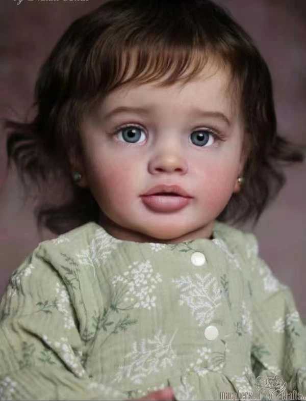 26 inch Giant Baby Reborn Pipa Princess Girl Real Doll Unfinished Doll Part Body and Eyes W250320