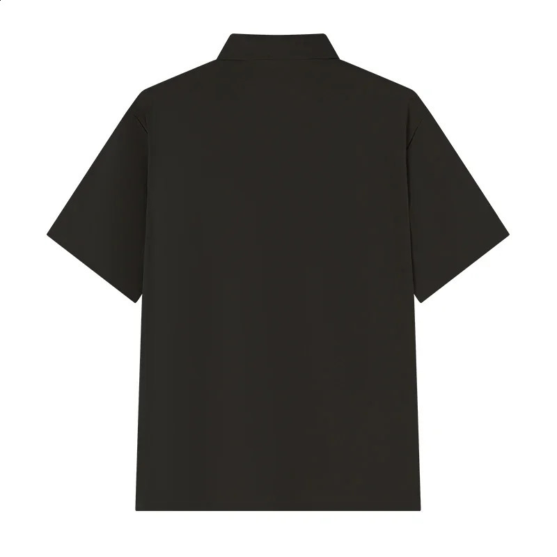 Polo shirt mens plus size 4XL 5XL 6XL 7XL short sleeved knitted polo shirt loose polo shirt oversized top plus size mens clothing 250317