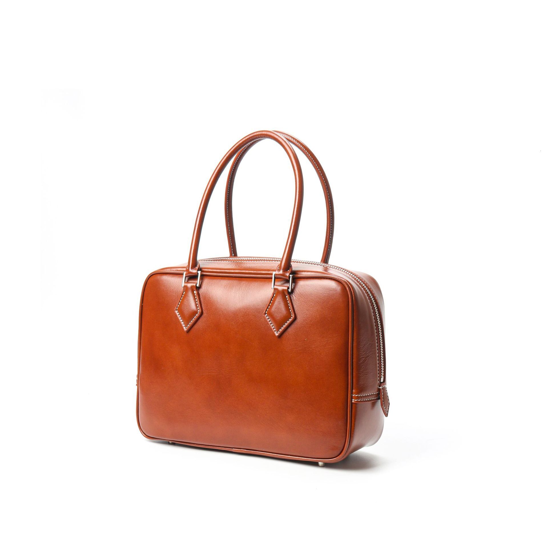 New Genuine Women S Top Layer Cowhide Bowling Ball Swift Leather Hand Held Small Square Bag Feather Bag Shoulder Bags