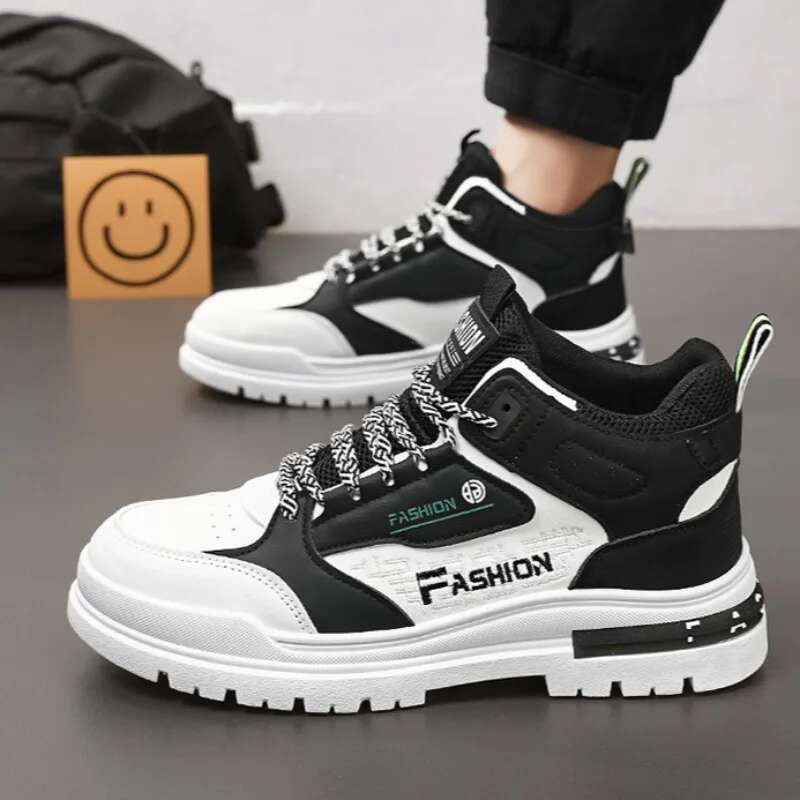 2025 new men's designer fashion top sports shoes, high-quality casual men's thick soled ankle boots, vulcanized shoes