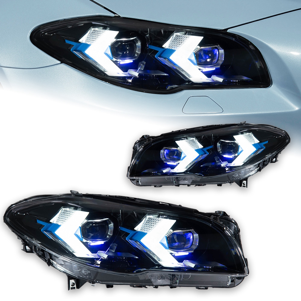 Car Lights Assembly for BMW F10 Headlights 20 10-20 17 520i 525i 530i F18 Upgrade DRL High Beam Lamp